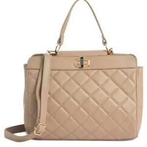 NWT Badgley Mischka Quilted Mini Tote